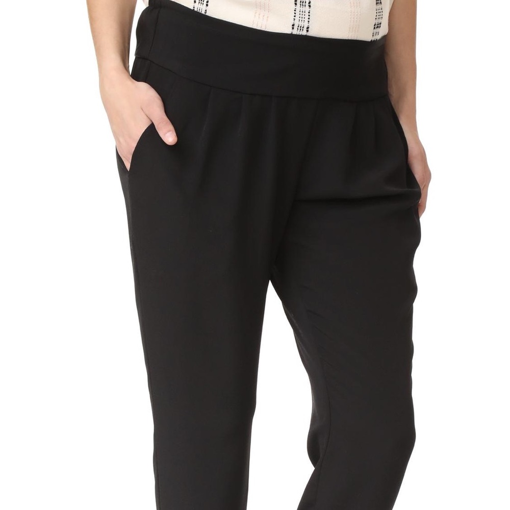 Hatch Maternity Jensie pant black 2 ankle length carrot pants pregnancy